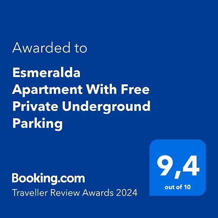 Esmeralda With Free Private Underground Parking Apartment *